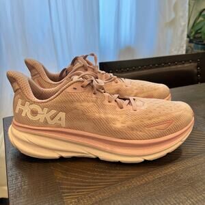 Hoka Clifton 9 mauve pink shoes 12 B women
